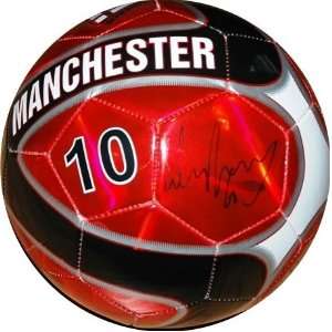 Wayne Rooney Autographed Signed Manchester United Soccer Ball