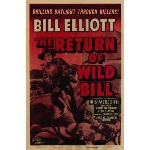 The Return of Wild Bill Movie Poster (11 x 17 Inches 