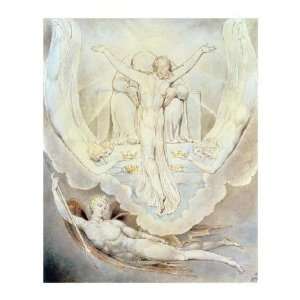 William Blake   Christ Offers To Redeem Man Giclee
