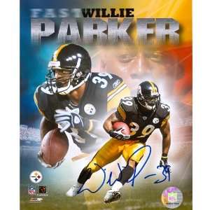  Willie Parker Autographed Pittsburgh Steelers (Fast Willie 