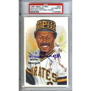 Willie Stargell Autographed Perez Steele Card PSA/DNA Slabbed