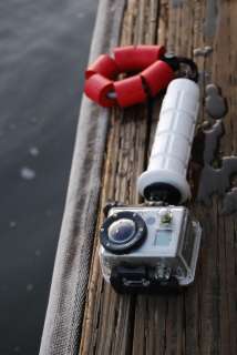 Camera GRIP XTREME Sports FLOTATION handle WHITE fits GoPro mount FULL 