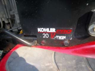   Craftsman Kohler Pro 20hp V twin 42 deck 3 bagger with dump trailer