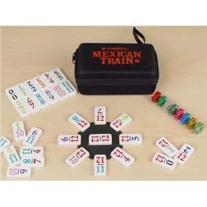  Travel Size Mexican Train Double 12 Domino Game Set Toys & Games
