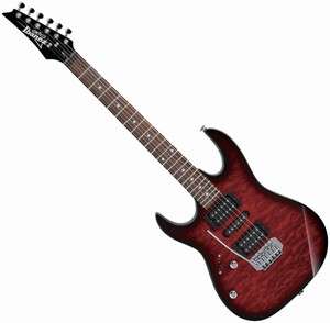Ibanez GRX70QATRBL Left Handed Electric Guitar Transparent Red  