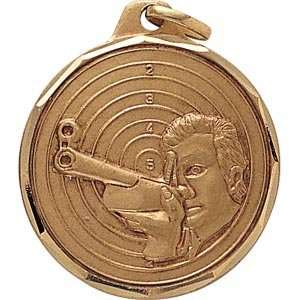  1 1/4 Inch Bronze Downhill Ski (Male)   Medal Sports 