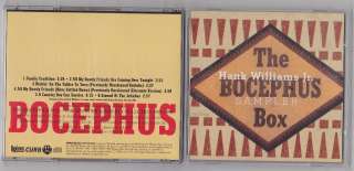 HANK WILLIAMS JR. The Bocephus promo box sampler 6 tracks  