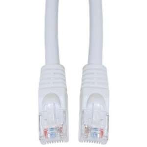  CAT5E, UTP, Crossover, with Boot, 350MHz, White, 2 ft 