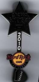 Hard Rock Cafe LAS VEGAS STRIP 2010 Rock Quotes GUITAR PIN 1  