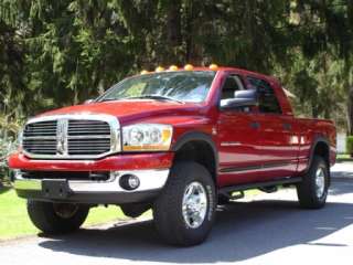 Red Dodge Ram Photo Provided by C. Iachini of Woolrich PA. ProComp 