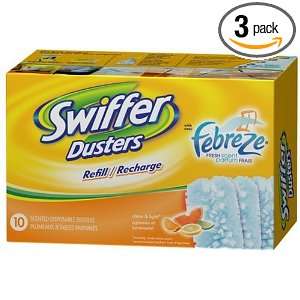 Swiffer Dusters Refills, Febreze Fresh Scent Citrus & Light, 10 Count 
