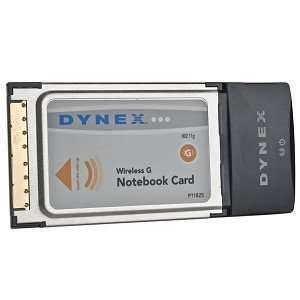  Dynex DX BNBC 54Mbps 802.11g Wireless LAN CardBus PCMCIA 