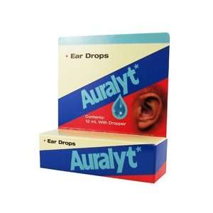 Auralyt Ear Drops   Earwax removal aid   Carbamide Peroxide 6.5% 12ml