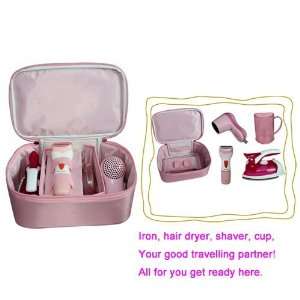   kit set four pcs    electric iron/hair dryer/ shaver/cup Beauty