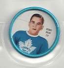 BOBBY BAUN 1962 63 Metal Shirriff Hockey Coin #19 EX 6