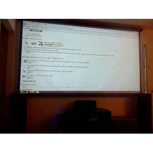  Elite Screens Manual Pull Down Projection Screen, 169 
