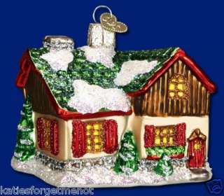 ALPINE HOUSE OLD WORLD CHRISTMAS ORNAMENT 20035  