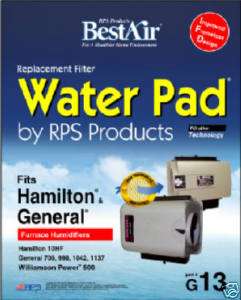 BestAir G13 Furnace Humidifier Water Pad Case of 4  