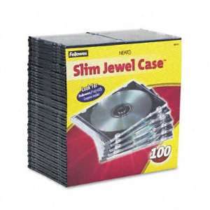  Thin Jewel Cases   Clear, 100 per Pack(sold in packs of 3 