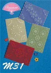 A4 Pergamano Parchment Pattern Luper Cards M31  
