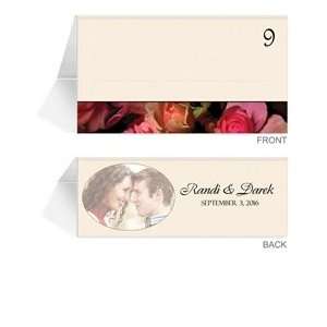 220 Photo Place Cards   Roses Fuchsia Pink Peach Office 