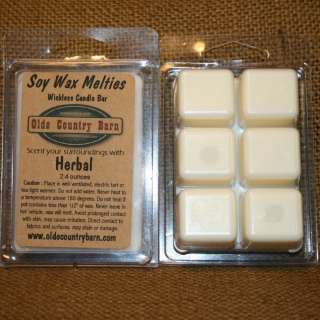 Herbal Soy Tart Melties Breakaway Wickless Candle Bar  