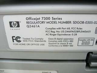 HP Officejet 7310 All in One Q3461A Inkjet Printer USB MFP  