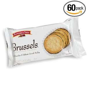 Pepperidge Farm Brussels Distinctive Cookies, 4 Cookie Packages (Pack 