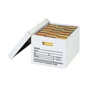   10 Auto Lock Bottom File Storage Boxes  12/Case