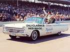 1965 INDY 500 WINNER JIM CLARK PLYMOUTH PACE CAR PHOTO