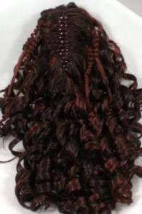 Long Ponytail w/Corkscrew & Sprial Curls Hairpiece Hair  