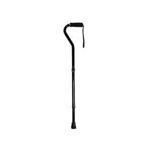  Folding Adjustable Cane with Offset Handle, 28 34 
