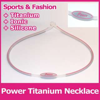 Power Titanium Sports Baseball Necklace Balance Body  