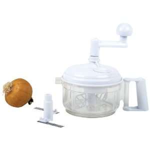   Hand Operated Chopper & Mixer By Deluxe Hand Operated Food Processor