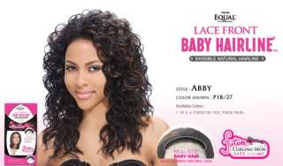 FreeTress Equal BABY HAIR Lace Front Wig ABBY 1B/33/130  