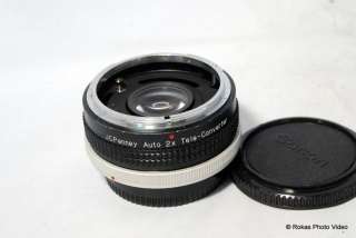 Canon  FD 2X teleconverter lens manual focus  