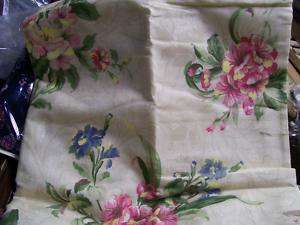  home Rod Pkt FLORAL LINED DRAPERY Curtains NEW  