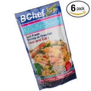 BChef Etouffee Sauce, 7.05 Ounce Pouch (Pack of 6)  