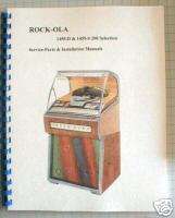 Rock ola 1455 D & 1455 S Jukebox Service & Parts Manual  