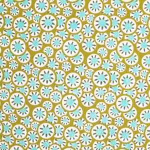 AMY BUTLER DAISY CHAIN KALEIDOSCOPE DOTS Olive by yd  