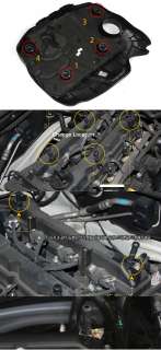 KIA 2011 2012 Optima K5 GDI ENGINE Cover replacement reduce noise OEM 