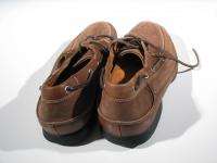 TIMBERLAND Boat Shoes Mens Brown Leather 9/9.5 M  