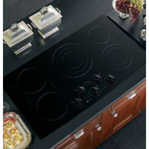 com GE Profile PP962BMBB 36 Built In CleanDesign Electric Cooktop 