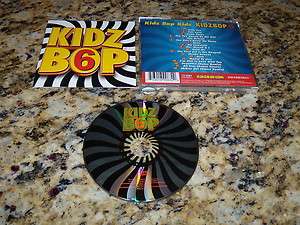 KIDZ BOP 6 KIDS MUSIC CD COMPACT DISC DISK FOR  PLAYERS EXCELLENT 