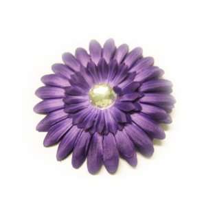  12pc Purple Two Tone 4 Large Gerbera Daisy Flower Hair 