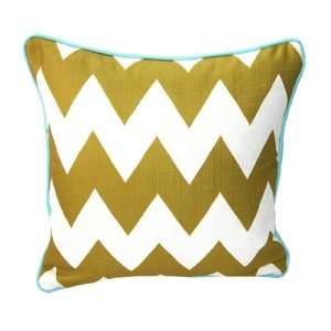  Room Service Global Collection Zig Zag Pillow, 18 inch x 