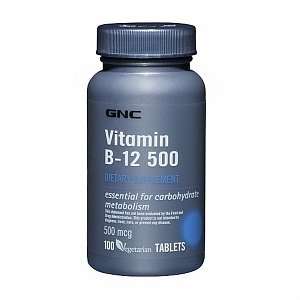  GNC Vitamin B 12 500, Tablets, 250 ea Health & Personal 