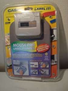 Casio KL P1000 L Mouse Pad Label Printer new Free ship  