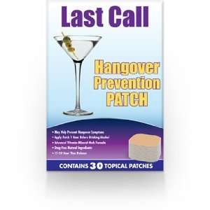  Last Call Hangover Prevention Topical Patch   30 Patches 