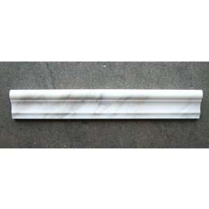 Calacatta Gold 2x12 Chair Rail Trim Molding Polished   Marble from 